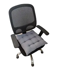 PUM PUM Chair Cushion/Pad Soft Thicken for Office,Home or Car Sitting 14"" x 14"" (Maroon & Grey,Pack of 2)-thumb2