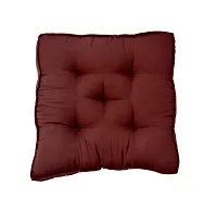 PUM PUM Chair Cushion/Pad Soft Thicken for Office,Home or Car Sitting 14"" x 14"" (Maroon & Brown,Pack of 2)-thumb3