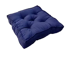 PUM PUM Chair Cushion/Pad Soft Thicken for Office,Home or Car Sitting 14"" x 14"" (Navy Blue,Pack of 2)-thumb2