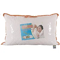 PumPum Ultra Premuim Micro Fiber Quilted Pillow Pack of 1 - (18 * 27 inches),White (36522)-thumb3