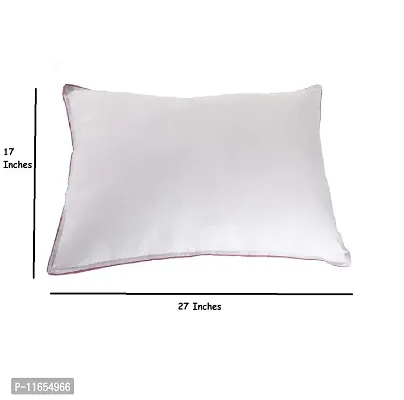 PumPum Hollow Micro Fiber Pillow ,17'x27' Inch ,White ,2 Pieces-thumb2