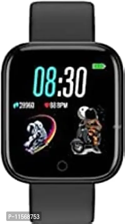 Latest ID116 Smart Watch Bluetooth Smart Fitness Band Watch with Heart Rate Activity Tracker Waterproof Body, Calorie Counter, Blood Pressure(1), OLED Touchscreen for Men/Women-thumb0