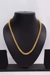 Alluring Golden Brass Chain For Men-thumb3