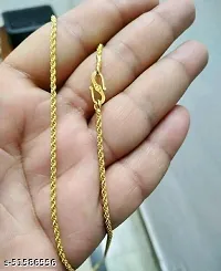 Alluring Golden Brass Chain For Men-thumb3