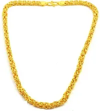 1 Gram Gold plated Chain For Boys and Man Gold-plated Plated Alloy Chain (20 Inch)Water And Sweat Proof Jawellery-thumb2