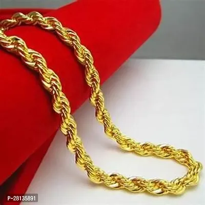 Alluring Golden Brass Chain For Men-thumb2