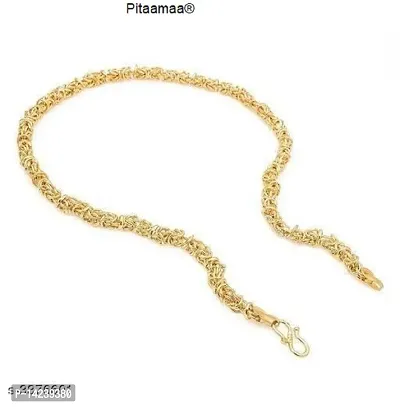 Golden Chain For Boys Stylish Neck Chain Mens Jewellery Gold Chain For Men Boys Gold-plated Plated Brass Chain (20 Inch)Water And Sweat Proof Jawellery-thumb2