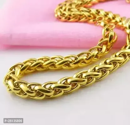 Alluring Golden Brass Chain For Men-thumb3