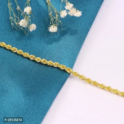 Alluring Golden Brass Chain For Men-thumb4