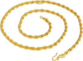 Alluring Golden Brass Chain For Men-thumb1