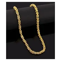 Gold-plated Plated Brass Chain (20 Inch)Water And Sweat Proof Jawellery-thumb3