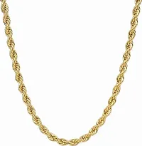 Gold plated 1 Gram  Chain For Boys and Man Gold-plated Alloy Chain (23 Inch)Water And Sweat Proof Jawellery-thumb4