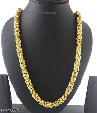 Ethnic Traditional One Gram Gold Glorious Long Chain  Short Daily Wear (20 Inch)Water And Sweat Proof Jawellery-thumb4