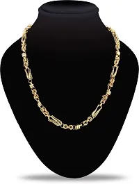 Gold New Trending Chain Gold-plated Plated Brass Chain (20 Inch)Water And Sweat Proof Jawellery-thumb2