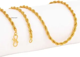 Alluring Golden Brass Chain For Men-thumb3