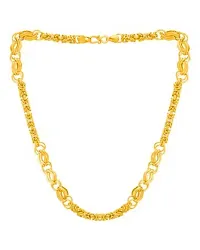 New Design Elegant Top Trending Gold-plated Plated Brass Chain (20 Inch)Water And Sweat Proof Jawellery-thumb1
