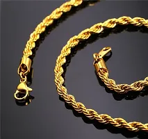 Alluring Golden Brass Chain For Men-thumb1