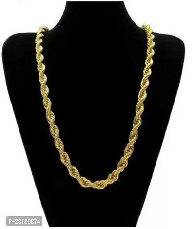 Alluring Golden Brass Chain For Men-thumb0