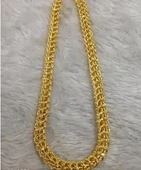 Ethnic Traditional One Gram Gold Glorious Long Chain  Short Daily Wear (20 Inch)Water And Sweat Proof Jawellery-thumb1