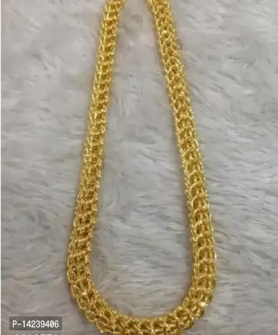 Ethnic Traditional One Gram Gold Glorious Long Chain  Short Daily Wear (20 Inch)Water And Sweat Proof Jawellery-thumb2