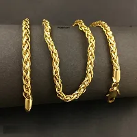 Alluring Golden Brass Chain For Men-thumb1