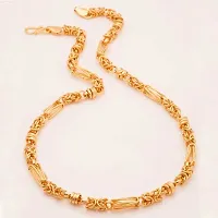 Gold New Trending Chain Gold-plated Plated Brass Chain (20 Inch)Water And Sweat Proof Jawellery-thumb4