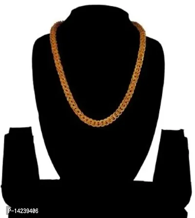 Ethnic Traditional One Gram Gold Glorious Long Chain  Short Daily Wear (20 Inch)Water And Sweat Proof Jawellery-thumb3