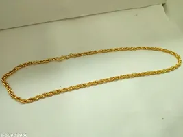 Alluring Golden Brass Chain For Men-thumb3