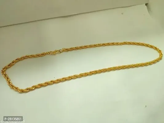 Alluring Golden Brass Chain For Men-thumb4