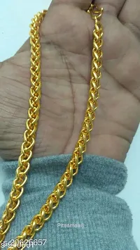 Alluring Golden Brass Chain For Men-thumb3