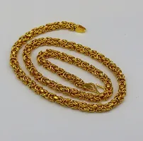 One Gram Gold Plated Chain (MG115 C) Gold-plated Plated Brass Chain (20 Inch)Water And Sweat Proof Jawellery-thumb4
