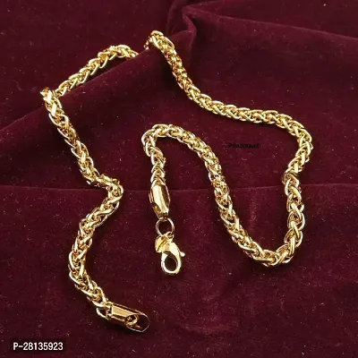 Alluring Golden Brass Chain For Men-thumb4