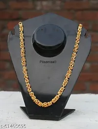 One Gram Gold Plated Chain  (MG607 C) Gold-plated Plated Brass Chain (20 Inch)Water And Sweat Proof Jawellery-thumb4
