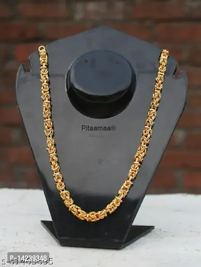 One Gram Gold Plated Chain  (MG607 C) Gold-plated Plated Brass Chain (20 Inch)Water And Sweat Proof Jawellery-thumb5