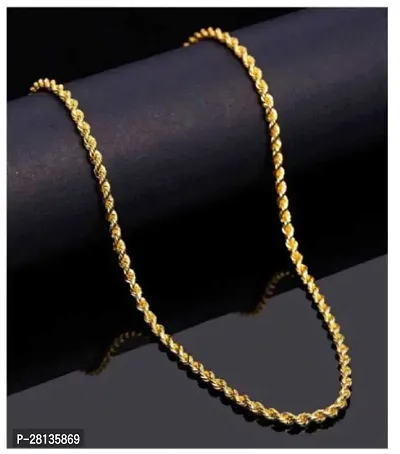 Alluring Golden Brass Chain For Men