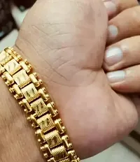 Elegant Brass Gold Plated Bracelets For Men-thumb2