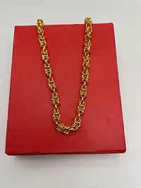 Gold New Trending Chain Gold-plated Plated Brass Chain (20 Inch)Water And Sweat Proof Jawellery-thumb4