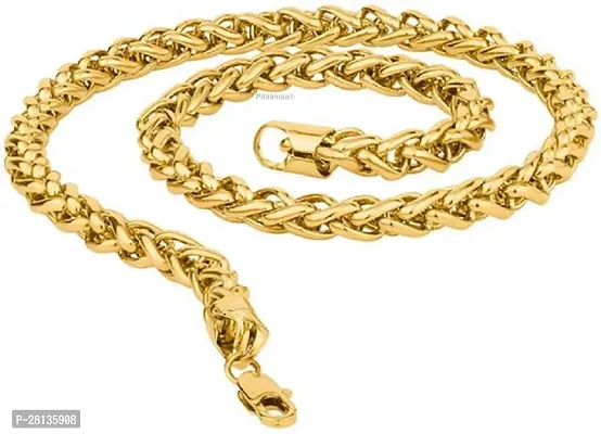 Alluring Golden Brass Chain For Men-thumb0