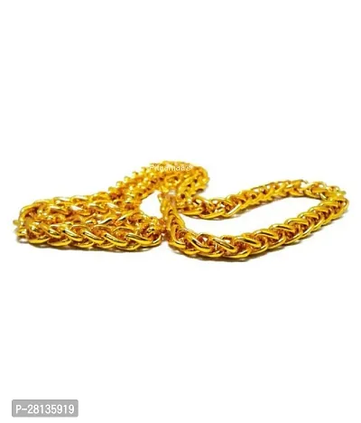 Alluring Golden Brass Chain For Men-thumb3