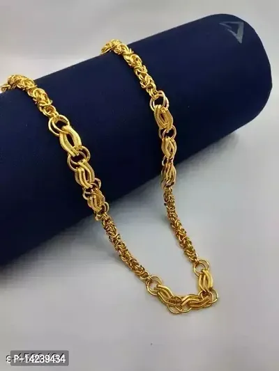 Ethnic Traditional One Gram Gold Glorious Long Chain  Short Daily Wear (20 Inch)Water And Sweat Proof Jawellery-thumb4