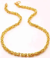 Gold New Trending Chain Gold-plated Plated Brass Chain (20 Inch)Water And Sweat Proof Jawellery-thumb4