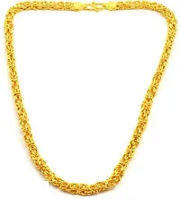 New Design Elegant Top Trending Gold-plated Plated Brass Chain (20 Inch)Water And Sweat Proof Jawellery-thumb4