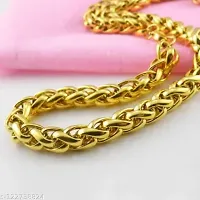 Alluring Golden Brass Chain For Men-thumb3