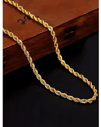 Alluring Golden Brass Chain For Men-thumb2