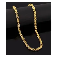 Gold New Trending Chain Gold-plated Plated Brass Chain(20 Inch)Water And Sweat Proof Jawellery-thumb1