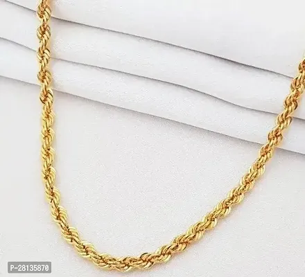 Alluring Golden Brass Chain For Men