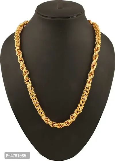 Stylish Trendy Brass Gold Plated Chain-thumb0