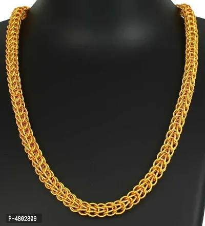 Stylish Trendy Alloy Gold Plated Chain-thumb0