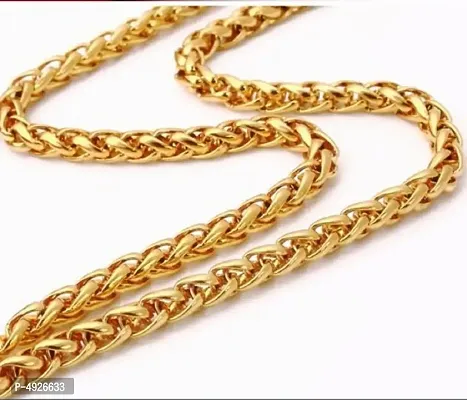 Trendy Stylish Alloy Gold Plated Chain for Men