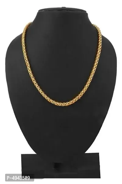 Trendy Fancy Designer Gold Plated Chain-thumb0